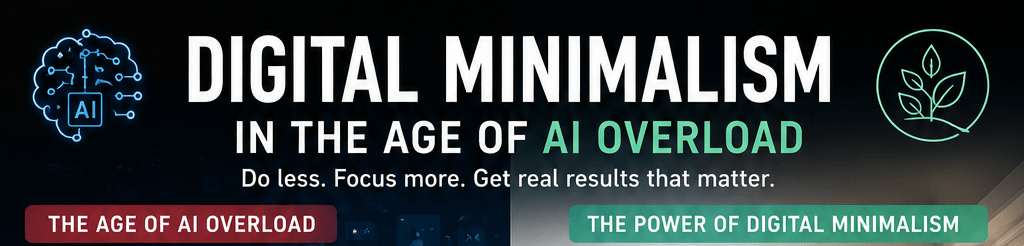 Digital Minimalism in the Age of AI Overload